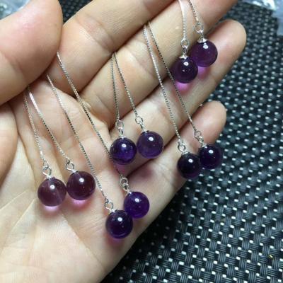 China Wholesale Crystal Earrings Quartz Love Jewelry Natural Amethyst Earrings For Women for sale