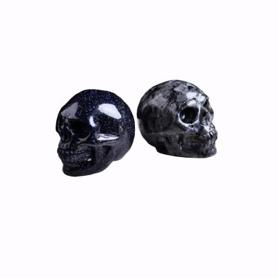 China China Natural Quartz Crystal Hand-carved Polished Decorative Skulls For Sale for sale