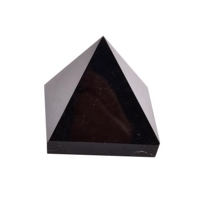 China Natural China Crystal Pyramid Black Obsidian Therapy Pyramid for Decoration for sale