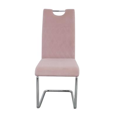 China Factory Wholesale Modern Fashion Chairs Ergonomic Dining Chairs With Metal Legs for sale