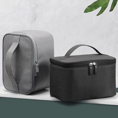 China Fashion Manufacturer Travel Custom Cosmetic Bag Leather Cosmetic Bag With Handle Cosmetic Bag for sale