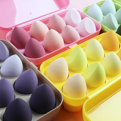 China Hydrophilic direct egg puff water drop gourd beauty plant non-latex oblique cut makeup sponge for sale