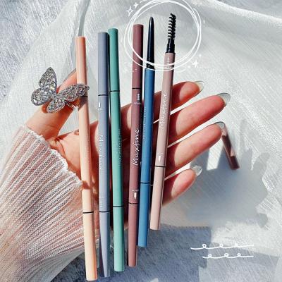 China Refill Waterproof Hexagonal Eyebrow Pencil Create Natural Eyebrows With Dual Head Eyebrow Pencil for sale