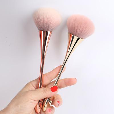 China Angular Blush Customized Multifunctional Makeup Brush Peak Base Blush Loose Powder Brush for sale