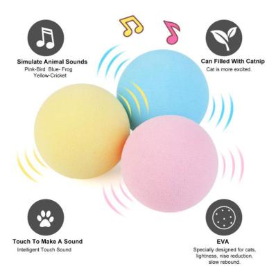 China Sustainable Interactive Wholesale Customized Good Quality Cat Toys Catnip Toy Ball for sale