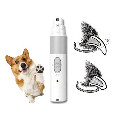 China Viable Wholesale Pet Nail Grinder, Rechargeable Usb Nail Grinder Electric Pet Trimmer Dog Nail Clippers for sale