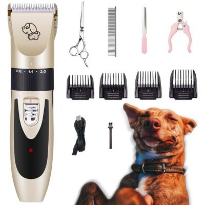 China Viable Hot Selling Professional Pet Hair Trimmer Grooming Cleaning Kit, Cordless Dog Shaver Pet Clipper Kit for sale