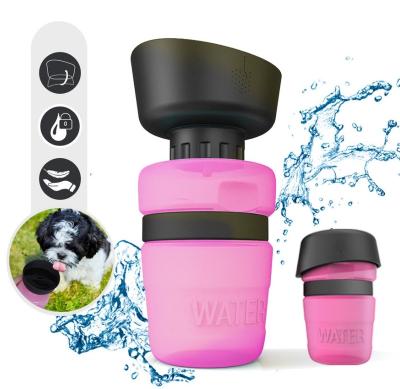 China New Arrival Viable Dog Water Bottle, Leakproof Collapsible Travel Outdoor Water Bottle Dog Water Dispenser for sale