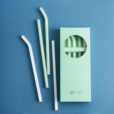 China Amazon Disposable Hot Selling Environmental Protection And Heat Resistant Creative Glass Straws Set 3320 for sale