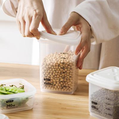 China Airtight Freshness Preservation Kitchen Cereal Cereal Storage Containers For Fridge With Lids 3036 for sale