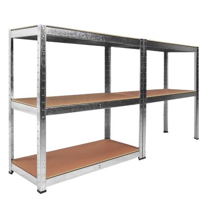 China Suitable For Galvanized Outside Steel Boltless Rack Shelving Storage Rack Shelving for sale