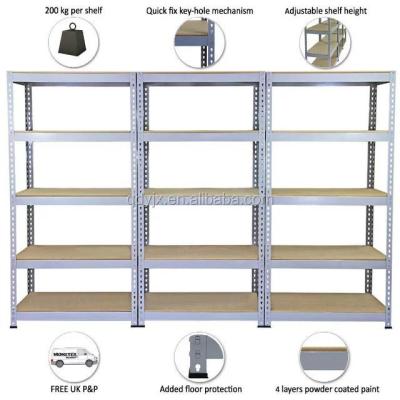 China Corrosion Protection Heavy Duty 5 Tier Shelf Garage Storage Ceiling Rack for sale