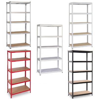 China Corrosion Protection Boltless Rack 175kg Galvanized Load Capacity Warehouse Shelving Shelving Unit for sale