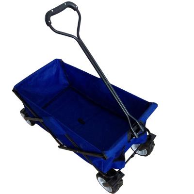 China PVC Coated Folding Trolley Folding Hand Utility Cart Foldable Outdoor Cart For Camping for sale