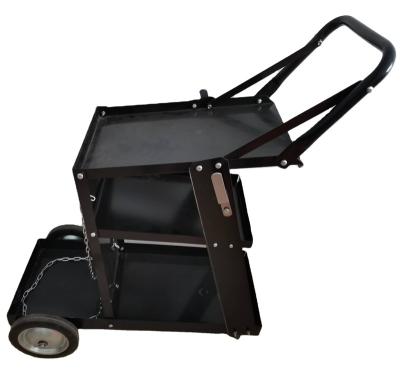 China Electric Welding Trolley Tool Cart Easy-carry Dump Trolley With Pneumatic Tires for sale