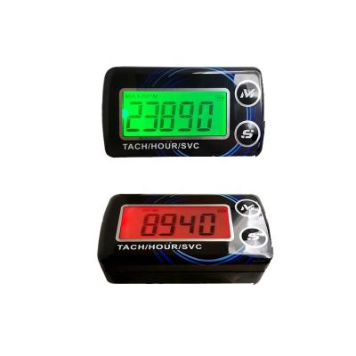 China Industrial / Motorcycle Digital TachometerJOB Timing SVC Remind Replaceable RPM Battery Watt Hour Meter for sale