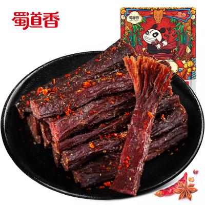 China Normal ShuDaoXiang Spicy Beef Shreds Shousiniurou Beef 100g OEM Alibaba Snack Jerky Wholesale Meat Delicious Snacks for sale