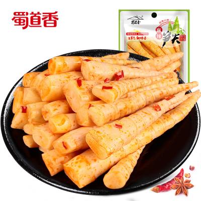 China Shu Dao Xiang Chinese Factory 80g OEM Food Normal Bamboo Shoot in Vacuum Packing in Brine Snacks Spicy Bamboo Shoot for sale