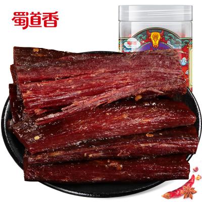 China Normal ShuDaoXiang 200g Per Bottle 43Bottles Per Carton Dry Spicy Beef Jerky Snacks for sale