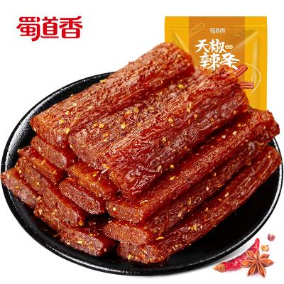 China ShuDaoXiang Low Fat Spicy Strip 298g Per Bag 80 Bags Per Carton Spicy Chilli Snacks Gluten Sticks Latiao for sale