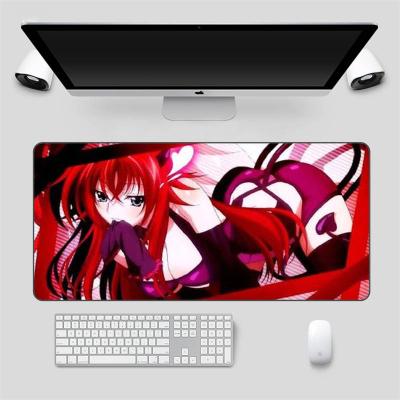 China Anime Mouse Pad Gaming Accessories Gamer Keyboard Anti-Slip Desk Mat Anime Mousepad for sale