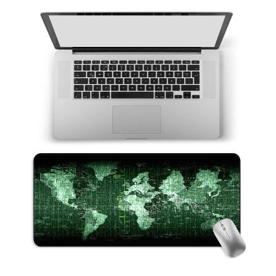 China Large Anti-Slip Gaming Mouse Pad Mat Computer Mousepad Rubber World Map Mouse Pad Large Gaming Mouse Mat for sale