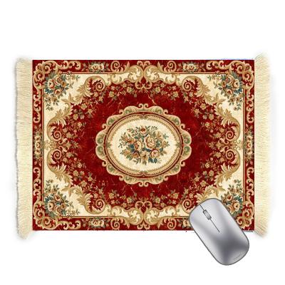 China Edge Gaming Mousepad Mat Rubber Oriental Mouse Pad Anti-Slip Locking Persian Mouse Pad for sale