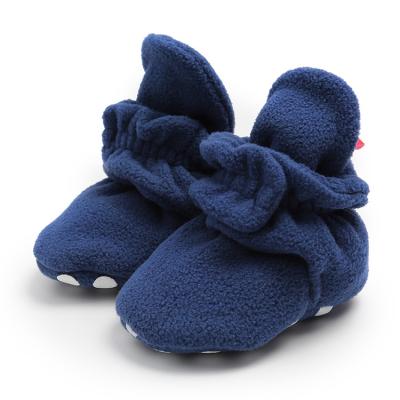 China Breathable Soft Cotton Infant Toddler Indoor Booties Anti Slip Toddler Baby Toddler Sock Anti Slip Home Shoes For Girl and for sale