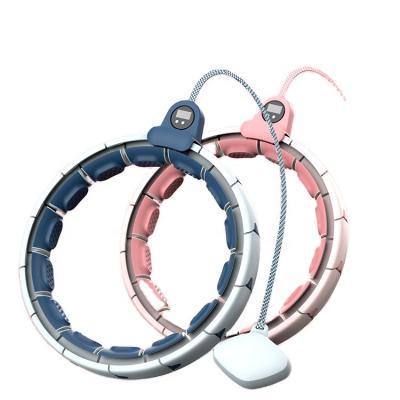 China ABS Polynesian Dance Ring Hoops Magnetic Therapy Net Soft Rubber Massage Red Diet Smart Account Detachable Smart Circle for sale