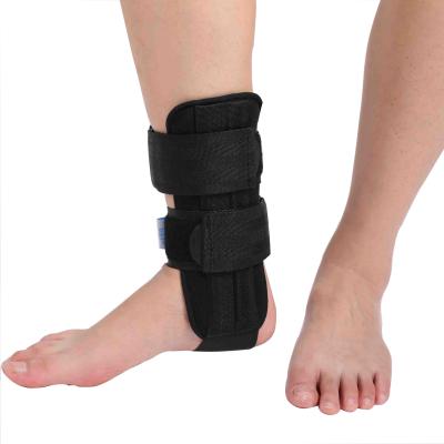 China Protective Exercise Support Guard Adjustable Compression Drop Foot Ankle Brace For Sports for sale