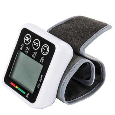 China Accurate Wrist Blood Pressure Monitor Acrylic Electronic Talking Smart Sphygmomanometer for sale