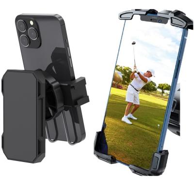 China Phone holder for training disc Gsou GM10 golf phone holder clip, mobile phone swing recording clip, golf accessories and training aid work with phone clever for sale