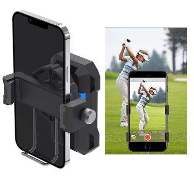 China Phone Holder for Training Golf Cart Phone Record Holder, No Shake Cell Mount Holder for Bike, Bike Phone One-Handed Transfer Holder for Handlebars for sale