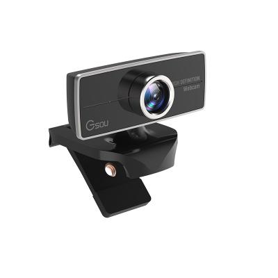 China Gsou In Stock 720P HD Webcam 2MP CMOS Sensor Webcam With Webcam Cover Laptop PC USB Webcam Black T20 for sale