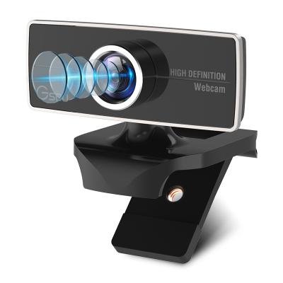 China Gsou In Stock Full HD Webcam 720P 1080P Fixfocus Computer Camera With Microphone USB Webcam For Work And Study Online T20 for sale