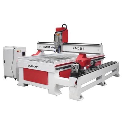 China Garment Shops 1325 3d Router 4 Axis Cnc Router Woodworking Machinery Woodworking Cnc Router Machine for sale