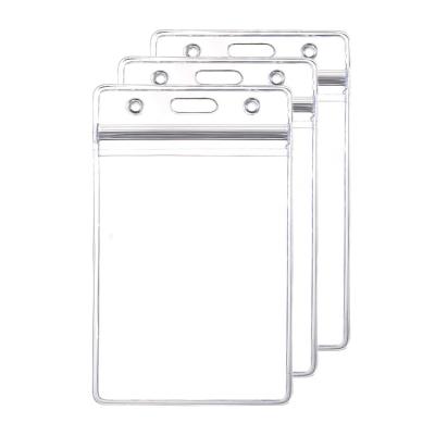 China Transparent Fashion Factory ID Character Card Holder Ziplock For Company for sale