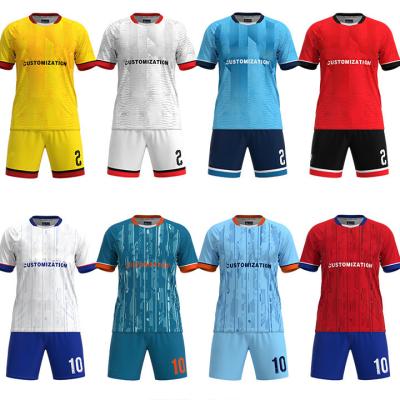 China Quick Dry Breathable Comfortable Low moq customize blank soccer jersey custom design sublimated team soccer jersey made in China for sale