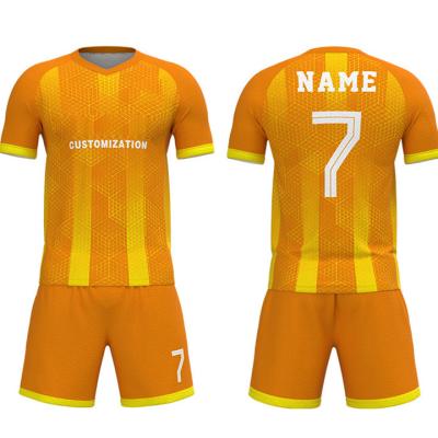 China Quick Dry Breathable Comfortable Color combination customize blank soccer jersey sublimation team soccer jersey made in China for sale