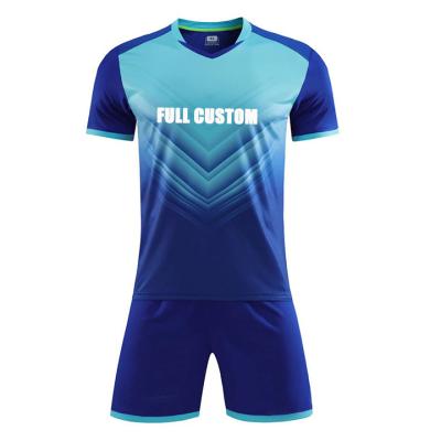 China Quick Dry Breathable Comfortable 100% polyester customize blank soccer jersey custom printed soccer jersey without logo for sale