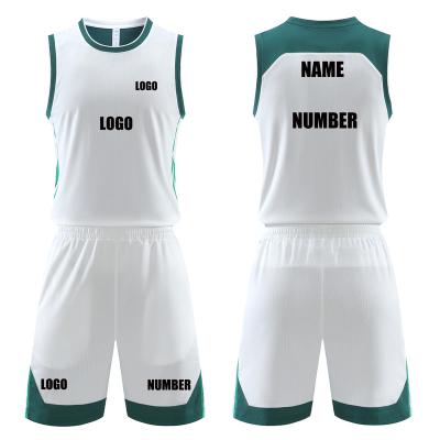 China Anti-Bacterial Low moq polyester custom basketball jersey set sublimated basketball uniform basketball jersey and shorts for sale