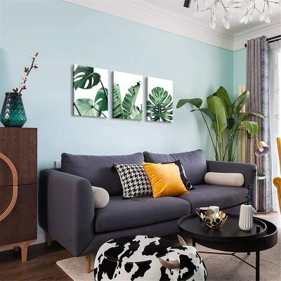 China Nest Modern Aromatic Art Botanical Plants Wall Canvas Art - Simple Leaf Life Posters Decor Paintings Green Tropical Pictures Decor for sale