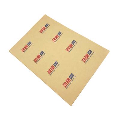 China KY-202205165 A4 Waterproof Vouchers Prices Self Adhesive Sticker Sheet Printing Transparent Vinyl Letter Sticker for sale