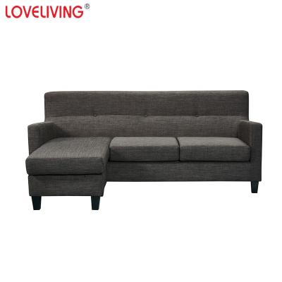 China (Other) Adjustable Fabric Upholstered Contemporary Reversible Sectional Sofa, Corner Sofa, Furniture Sofa Set Modern Living Room Furniture 2.35 54 for sale