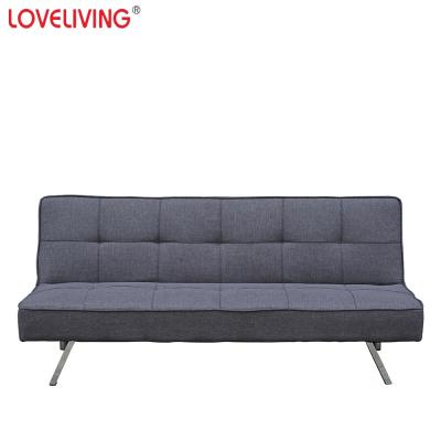 China Fabric Foldable Folding Sofa Bed Hot Selling American Style Modern Home Furniture Living Room Removable Cover Three Seat for sale