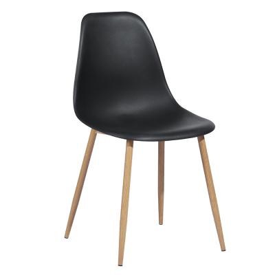 China Hot Selling 60*60*48cm Leg Black Solid Wood High Quality Dining Chairs for sale