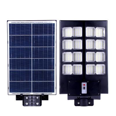 China 2021 New lights solar powered system 100w 200w 300w radar sensor all in one solar street light for sale