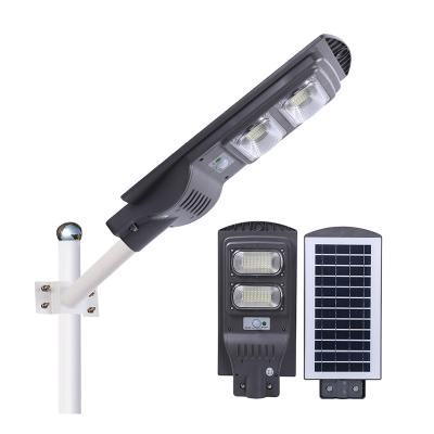 China Hot sale led all in one solar street light 30w 60w 90w 120w outdoor solar led lights for sale