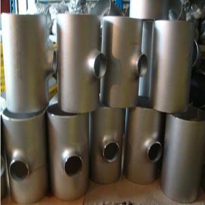 China Seamless stainless steel reducing tee for sale