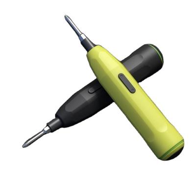 China 1200mAh Electric Manual Electric Screwdriver Rechargeable Built-in Screwdriver Bits Set L157xDia 34mm for sale